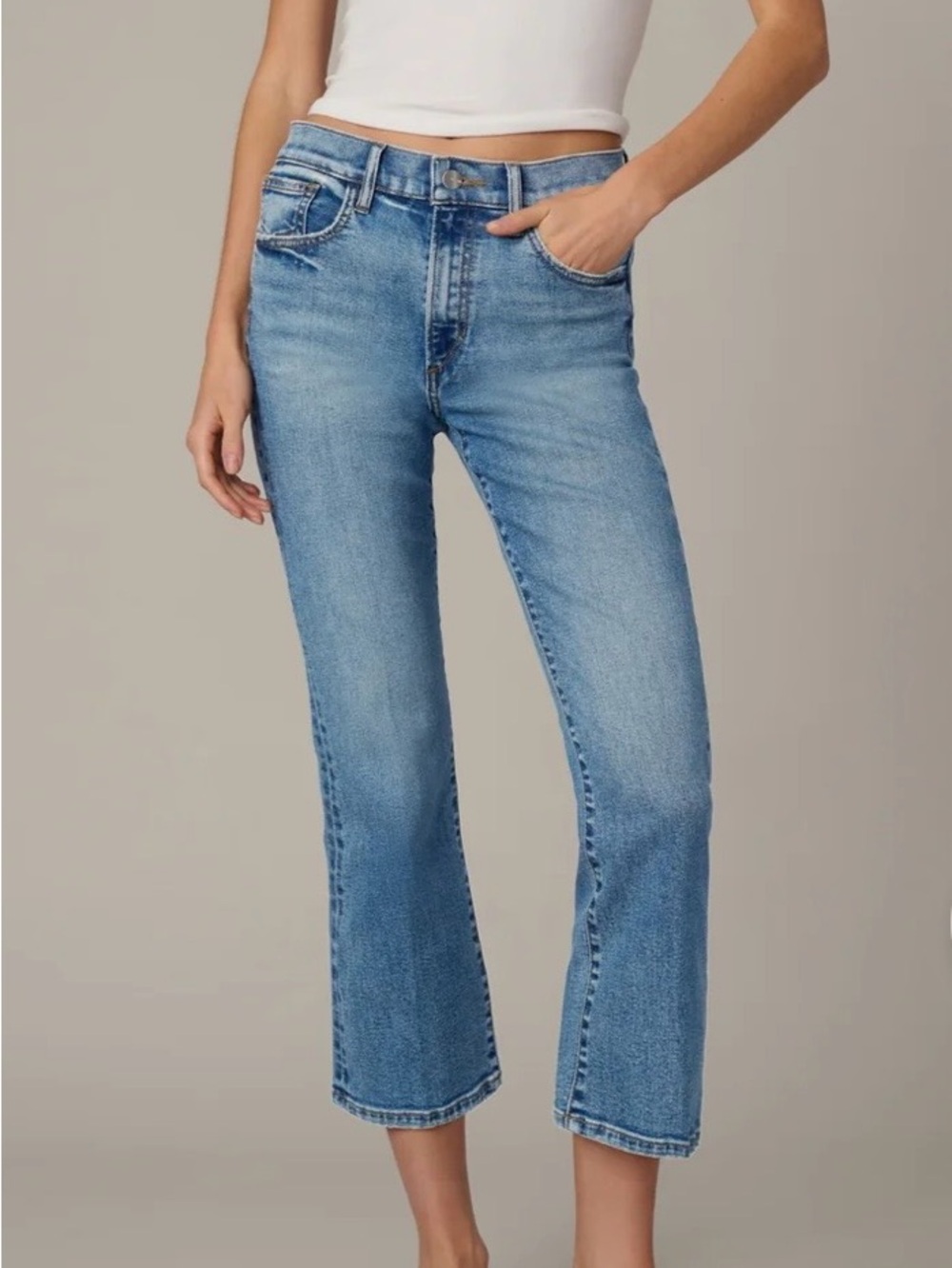 Joe's Jeans Light Blue Cropped Ankle Jeans